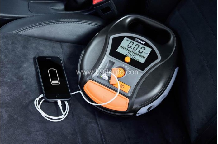 Osram TYREinflate 6000 Újratölthető légkompresszor - Feltekerhető gumiabroncs pumpa